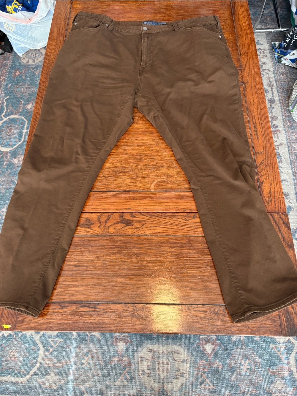 Ralph Lauren Men's Sullivan Slim Dark Brown Chinos
